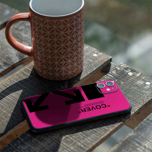 Black and Pink Arrows iPhone 11 Skin
